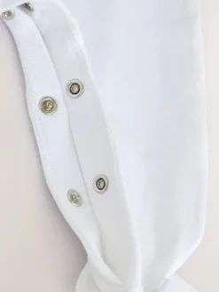 Best Next White Occasion Baby Sleepsuit (0mths-2yrs)