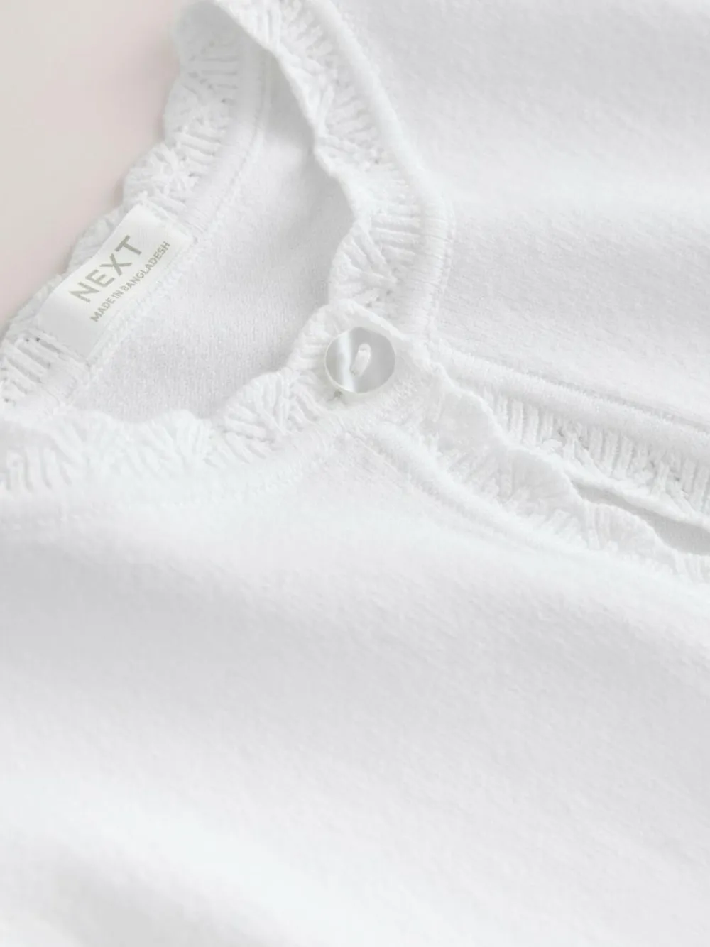 Online Next Occasion Shrug (3mths-16yrs) White