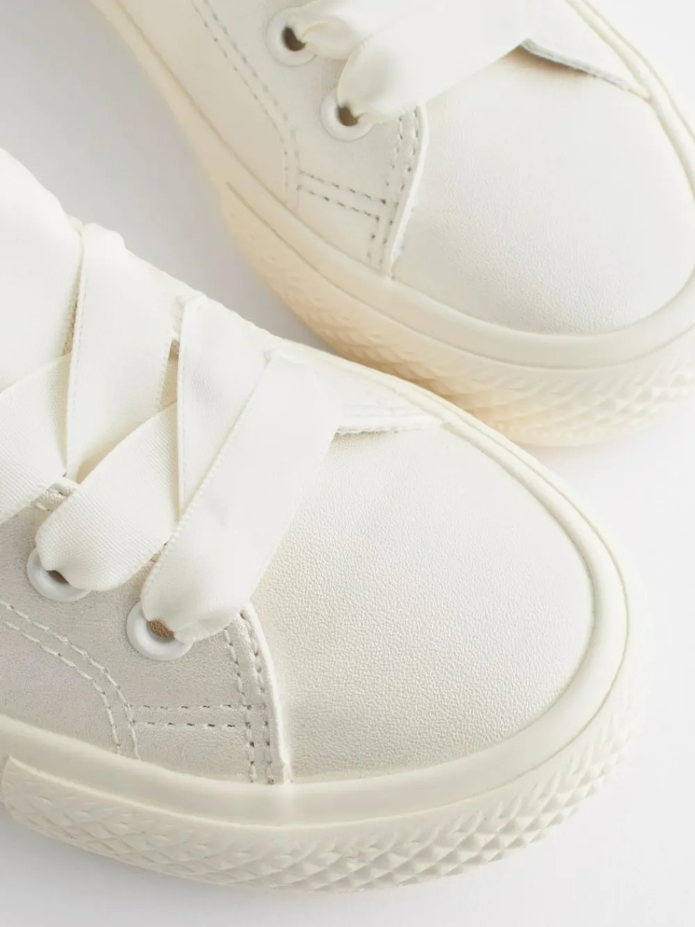 Next White Occasion Tulle Lace-Up Trainers^ Sneakers|Boots