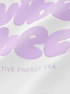 Next White Oversized Graphic Print T-Shirt (3-16yrs)^ T-Shirts