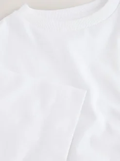 Discount Next Oversized Heavyweight Boxy T-Shirt (3-16yrs) White
