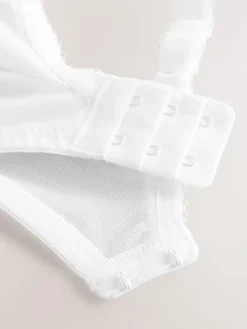 New Next Pad Balcony DD+ Lace Bra White