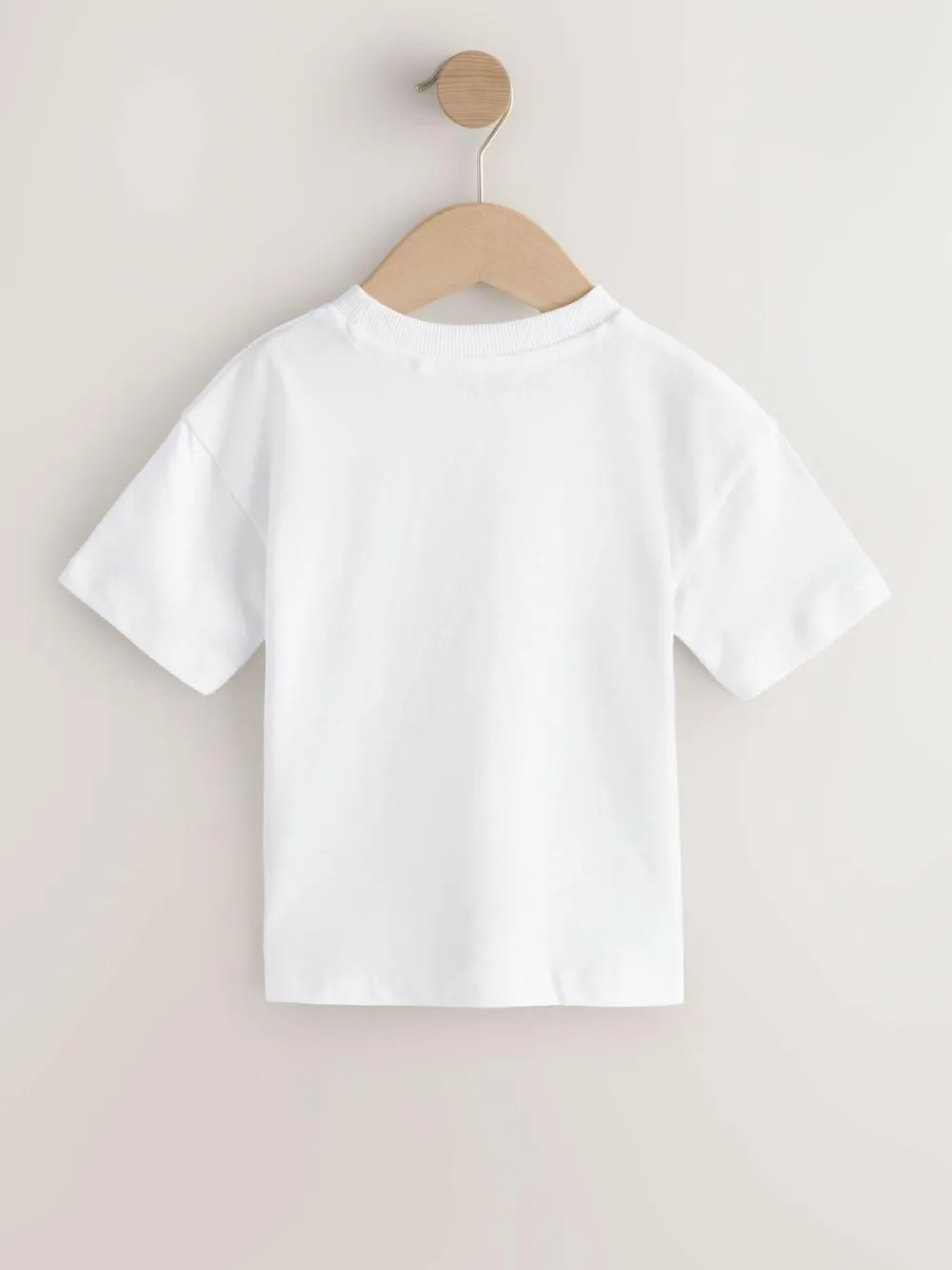 Next White Palm Tree Short Sleeve Small Graphic T-Shirt (3mths-7yrs)^BOY Tops|T-Shirts