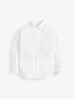 Next White Plain Single Oxford Shirt (3-16yrs)^BOY Occasionwear|Shirts