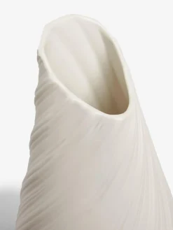 Next White Pleated Ceramic Extra Large Vase^ Vases