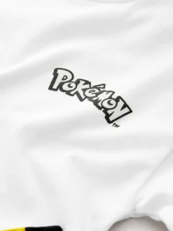 New Next White Pokemon Short Sleeve Bag T-Shirt (4-14yrs)