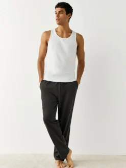 Best Next Pure 100% Cotton Layering Vests 2 Pack White