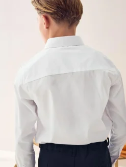 Next Regular Fit 2 Pack Long Sleeve School Shirts (3-17yrs)^BOY Shirts