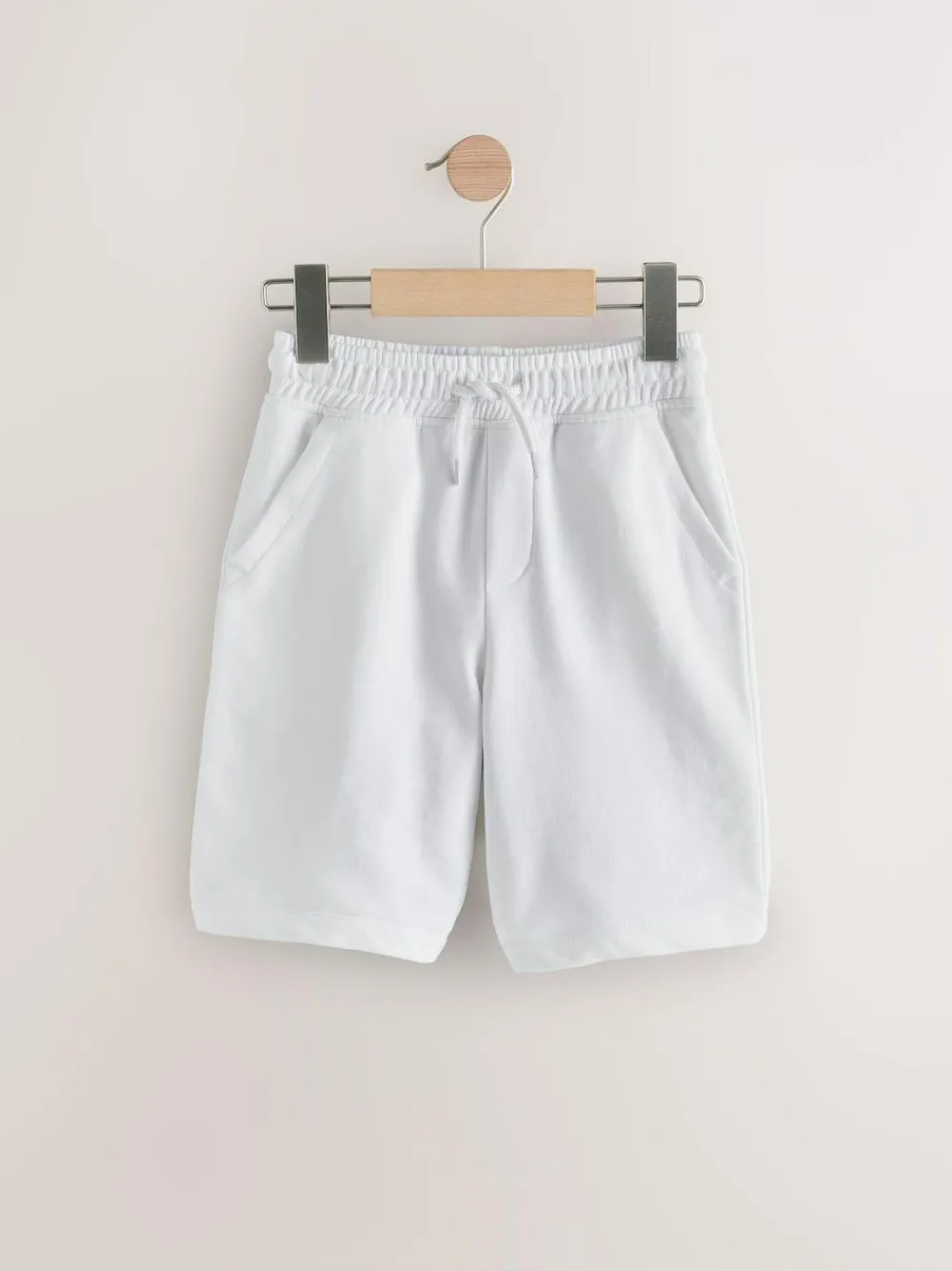 Next White Regular Fit Basic Shorts (3-16yrs)^BOY Shorts