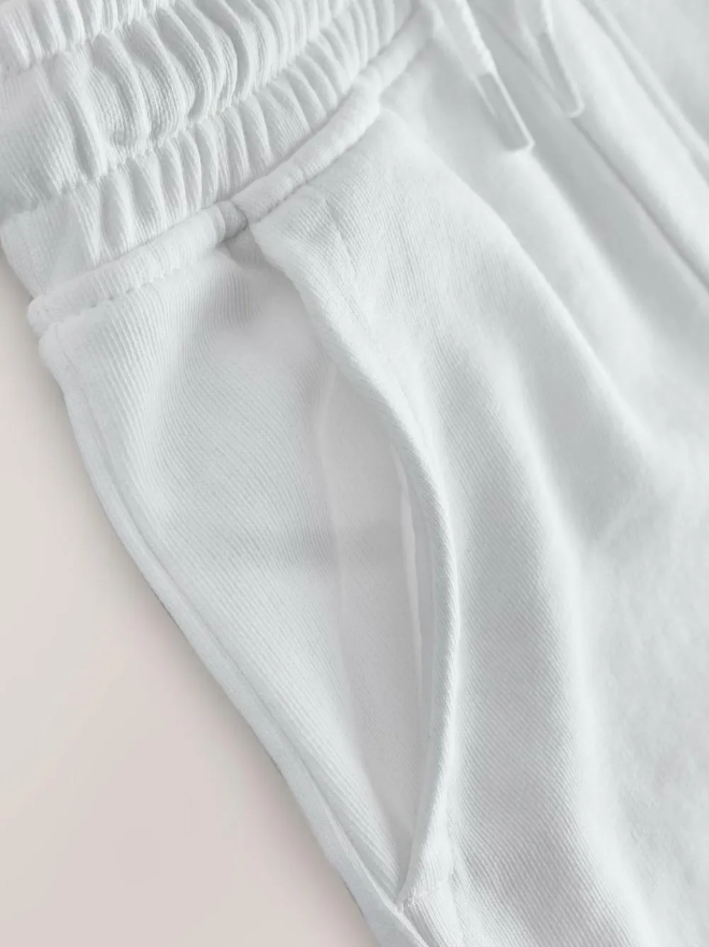 Next White Regular Fit Basic Shorts (3-16yrs)^BOY Shorts