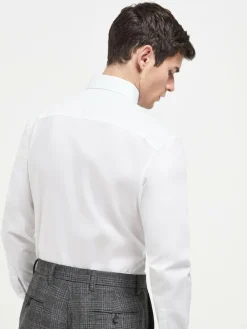 Next White Regular Fit Button Down Easy Iron Oxford Shirt^ Shirts