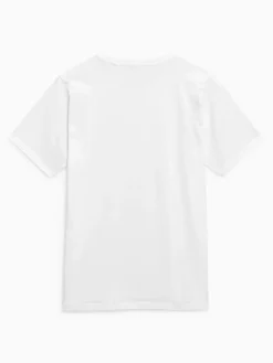 New Next White Regular Fit Essential Crew Neck Cotton T-Shirt