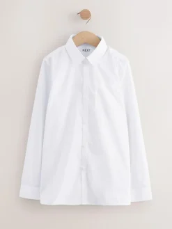 Next White Regular Fit Extra Long Sleeve School Shirt (10-17yrs)^BOY Shirts