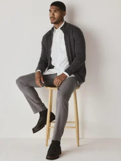 Best Next White Regular Fit Long Sleeve Oxford Shirt