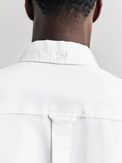 Next White Regular Fit Long Sleeve Oxford Shirt^ Shirts|Occasionwear