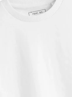 Best Next White Regular Fit Short Sleeve T-Shirt (3-16yrs)