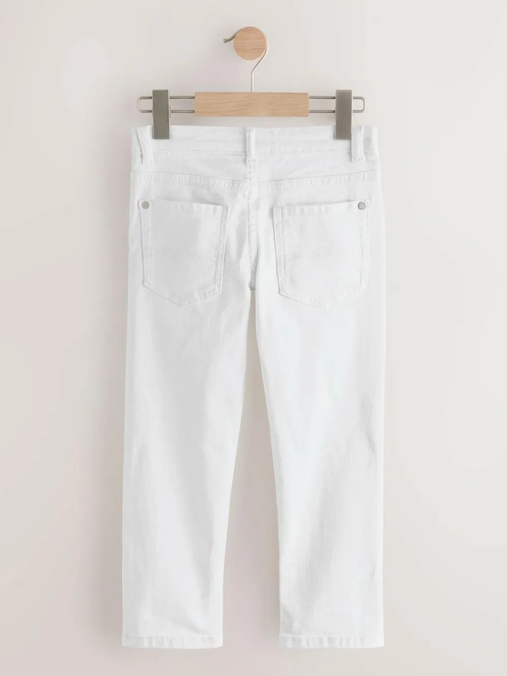 Discount Next White Regular Fit Stretch Jeans (3-17yrs)