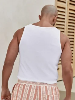 Discount Next Regular Fit Vest White