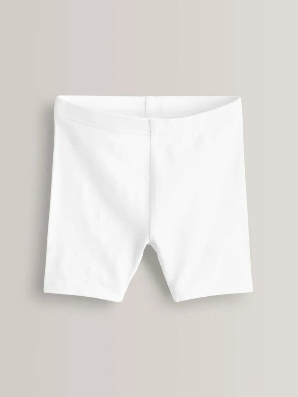 Discount Next Regular Length 5 Pack Cotton Rich Stretch Cycle Shorts (3-16yrs) White