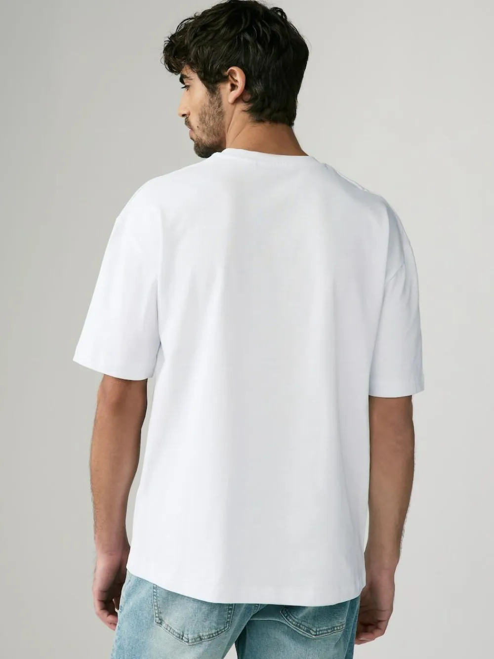 Next White Relaxed Fit Heavyweight T-Shirts 3 Pack^ Nightwear|Tops & T-Shirts
