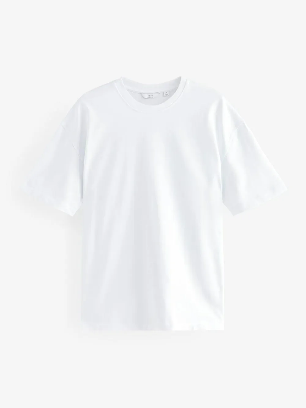 Next White Relaxed Fit Heavyweight T-Shirts 3 Pack^ Nightwear|Tops & T-Shirts