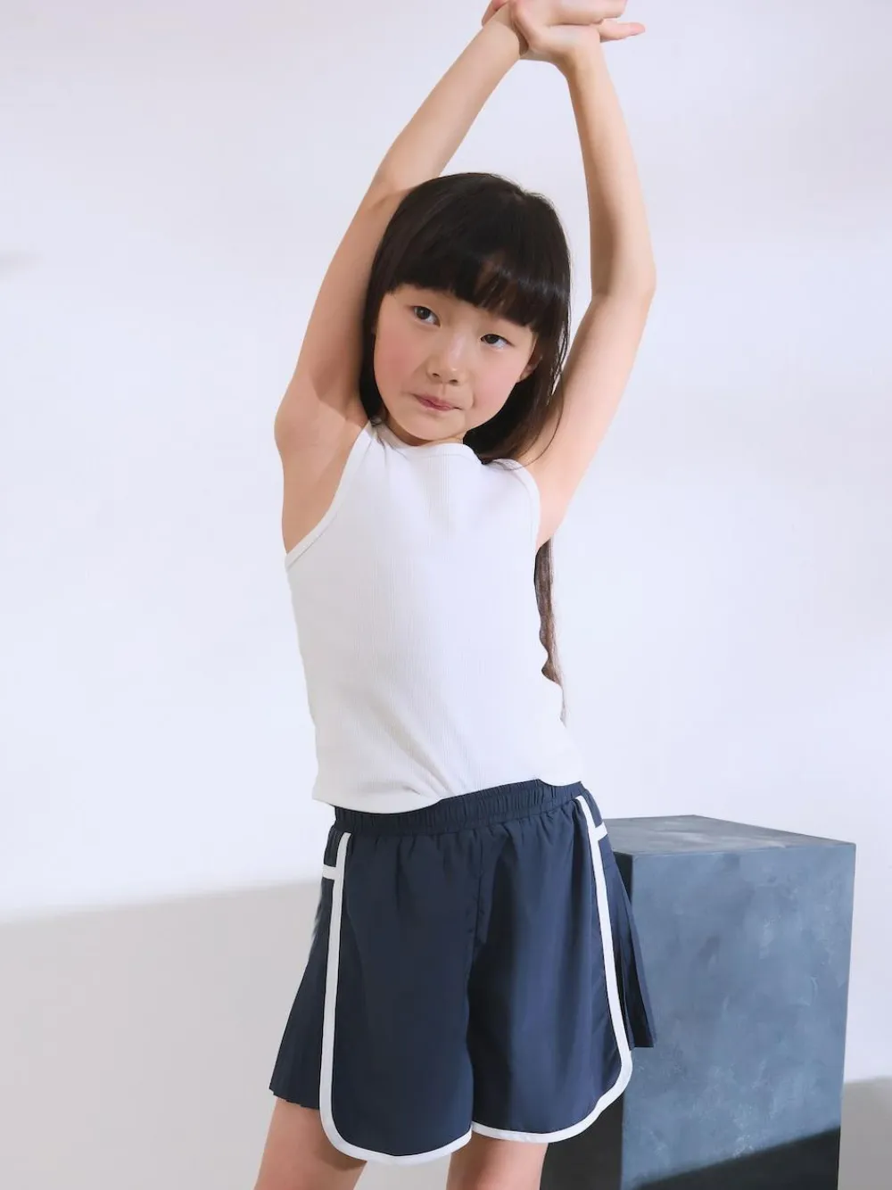 Hot Next Rib Vest (3-16yrs) White