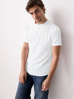Next Ribbed Short Sleeve Crew T-Shirt^ Tops & T-Shirts