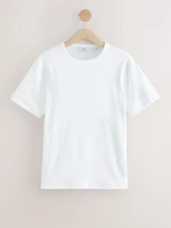 Next Ribbed Short Sleeve Crew T-Shirt^ Tops & T-Shirts