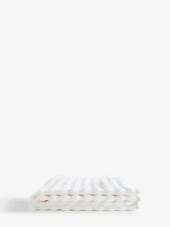 Best Next Ribbed Towel White