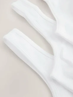 Discount Next White Scoop Crop Tops 3 Pack (5-16yrs)