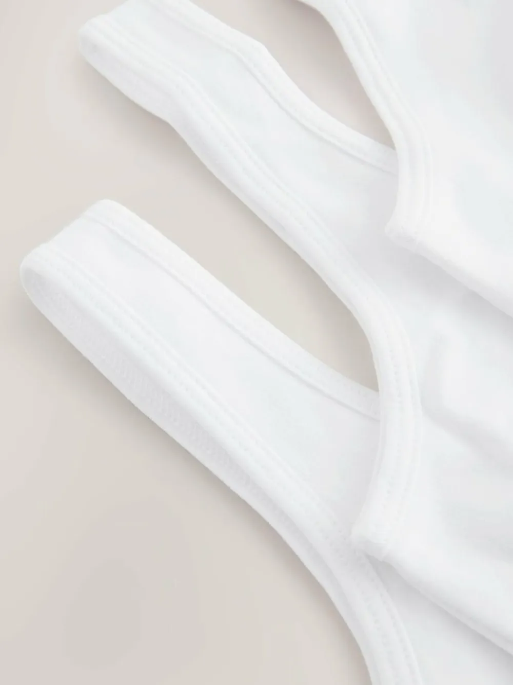 Discount Next White Scoop Crop Tops 3 Pack (5-16yrs)