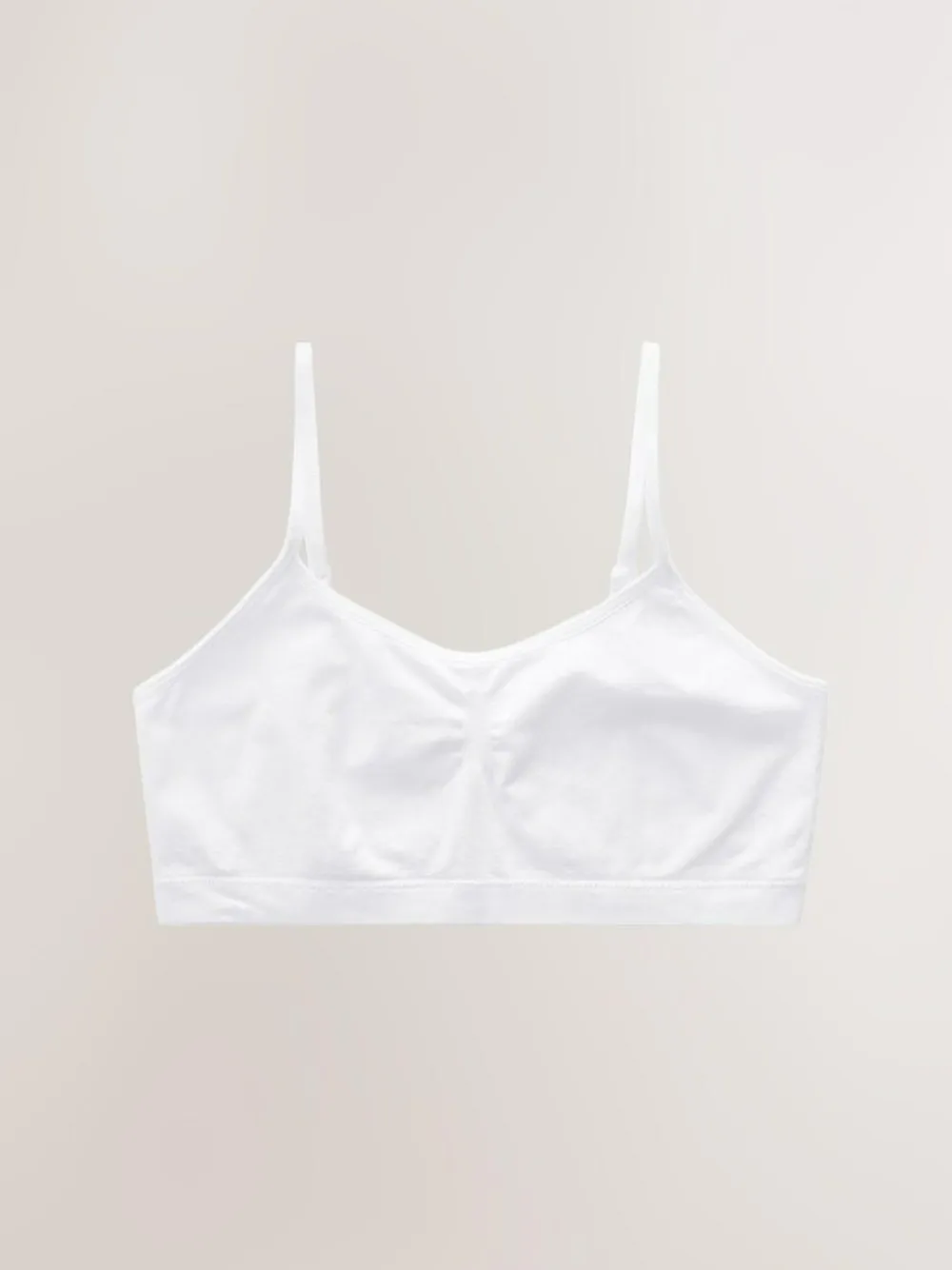 Next White Seam Free Crop Tops 2 Pack (7-16yrs)^ Underwear|Bras & Crop Tops