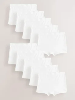 Discount Next Short Briefs 10 Pack (2-16yrs) White