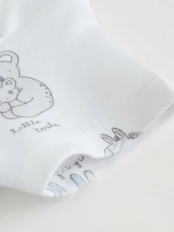 Next White Short Sleeve Baby Bodysuits 5 Pack^BOY Unisex|Bodysuits & Vests