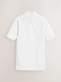 Hot Next White Short Sleeve Rash Vest (1.5-16yrs)