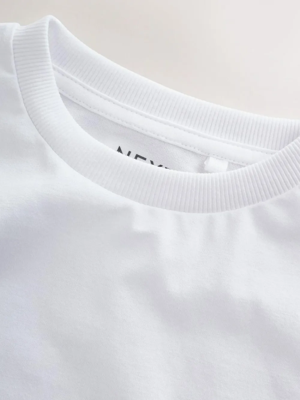 Next White Short Sleeve T-Shirts 5 Pack (3-16yrs)^BOY Tops|T-Shirts