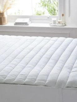 Hot Next White Simply Soft Deep Fill Mattress Protector