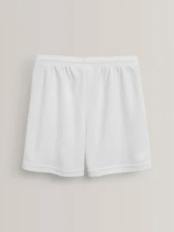 New Next White Single Sports Shorts (3-16yrs)