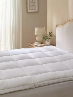 Next White Sleep In Comfort Dual Layer Mattress Topper^ Duvets & Pillows
