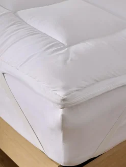 Next White Sleep In Comfort Dual Layer Mattress Topper^ Duvets & Pillows
