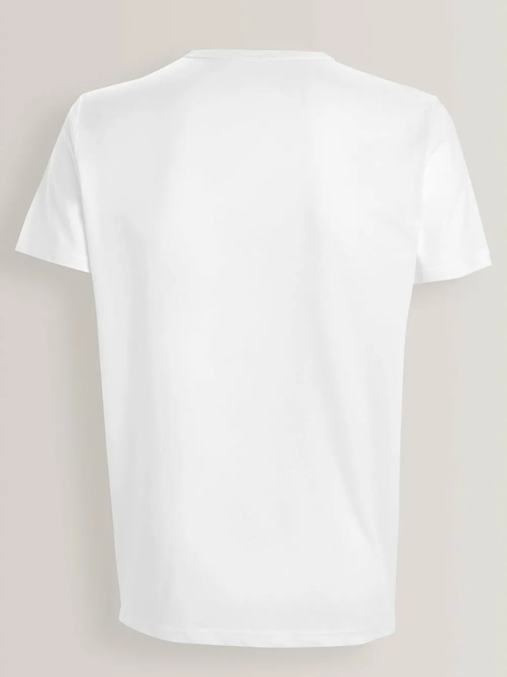 Online Next Slim Fit 100% Cotton Layering T-Shirts 5 Pack White
