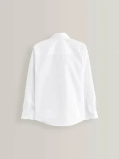 Sale Next White Slim Fit 2 Pack Long Sleeve School Shirts (3-17yrs)