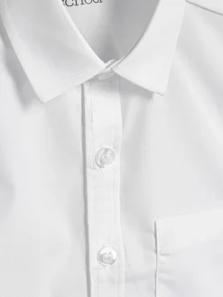 Sale Next White Slim Fit 2 Pack Long Sleeve School Shirts (3-17yrs)
