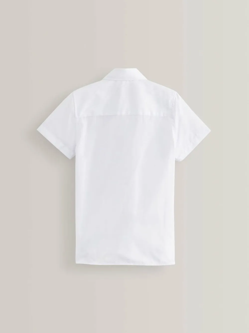 Outlet Next White Slim Fit 5 Pack Short Sleeve School Shirts (3-17yrs)