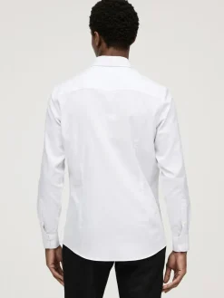 Next White Slim Fit Button Down Easy Iron Oxford Shirt^ Shirts