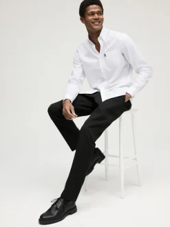 Next White Slim Fit Button Down Easy Iron Oxford Shirt^ Shirts