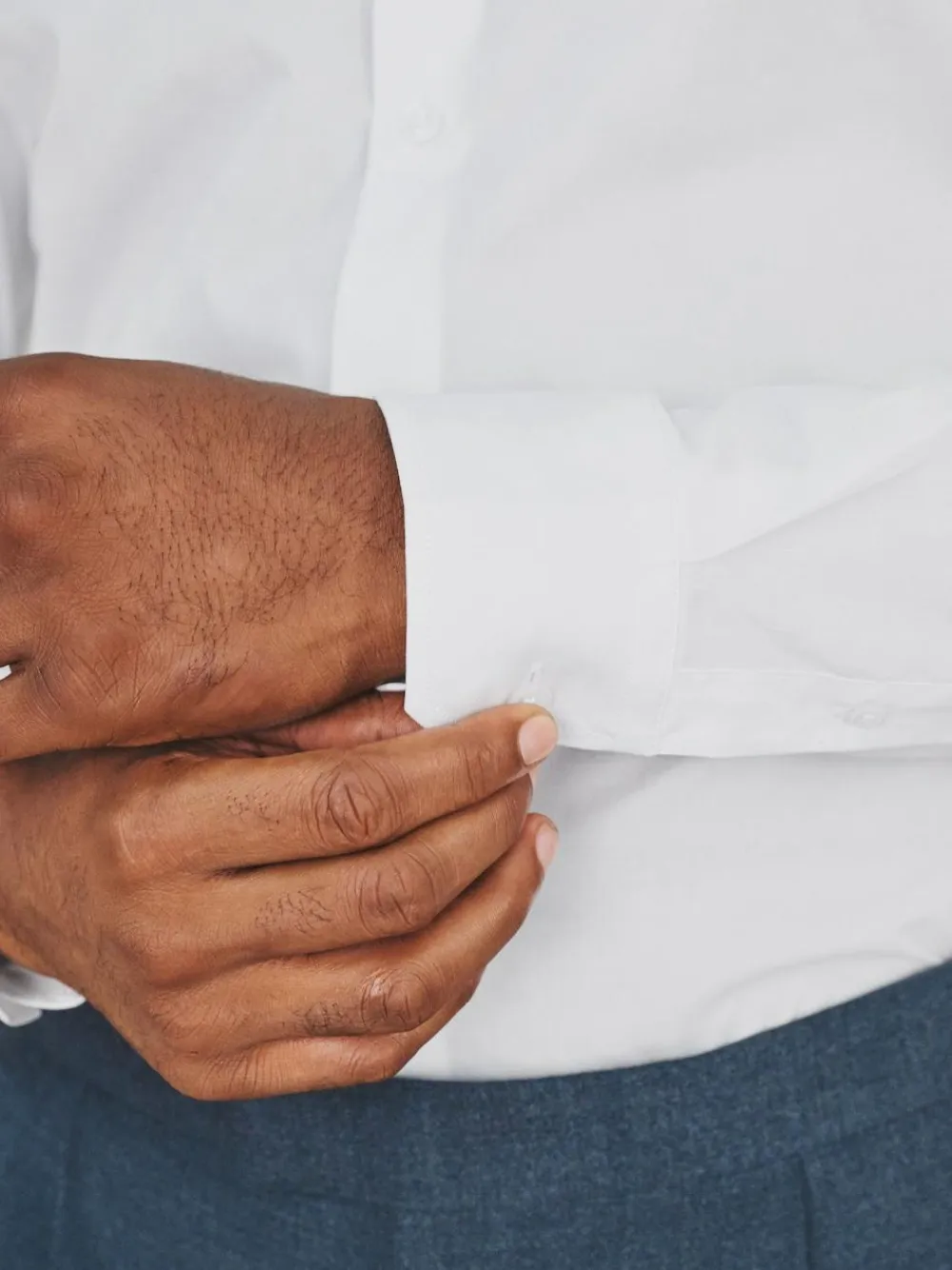 Next White Slim Fit Cotton Stretch Long Sleeve Formal Shirt^ Shirts|Occasionwear