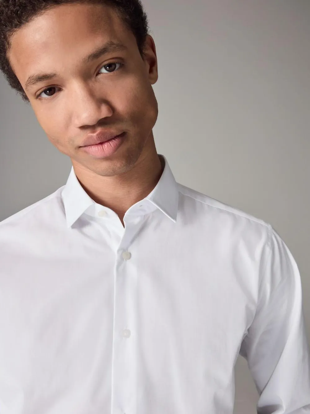 Next Slim Fit Easy Care Single Cuff Smart Shirt^ Occasionwear|Shirts