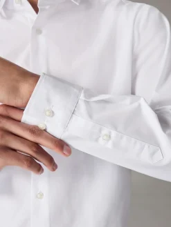 Next Slim Fit Easy Care Single Cuff Smart Shirt^ Occasionwear|Shirts