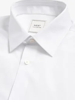 Next Slim Fit Easy Care Double Cuff Smart Shirt^ Shirts|Occasionwear